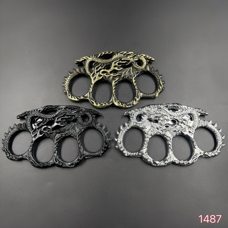 Soco Inglês Em Aço Chama Do Dragão Do Inferno1487