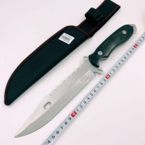 Faca De Caça Pesca Churrasco Luxo Fulltang Inox 1535-P