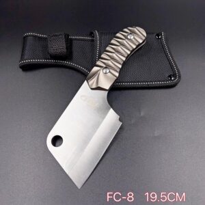 Mini Cutelo Machado Inox Churrasco Desossa Rústico FC-8