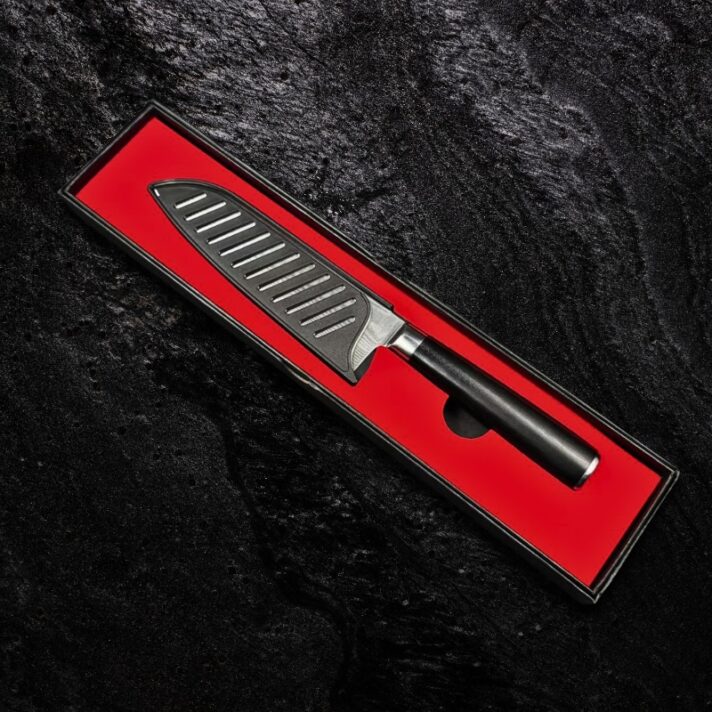 Faca Santoku Damasco CJ-173 | Núcleo DV10 Sueco - Imagem 4