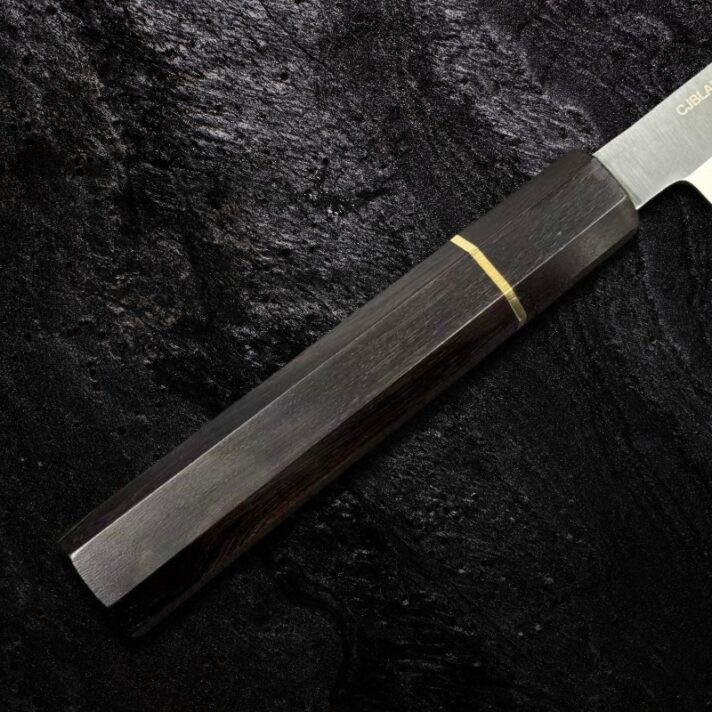 Faca Sashimi Premium 28cm - Aço 9Cr14MoV (440C) - Dupla Embalagem Colecionador CJ-178 - Imagem 6