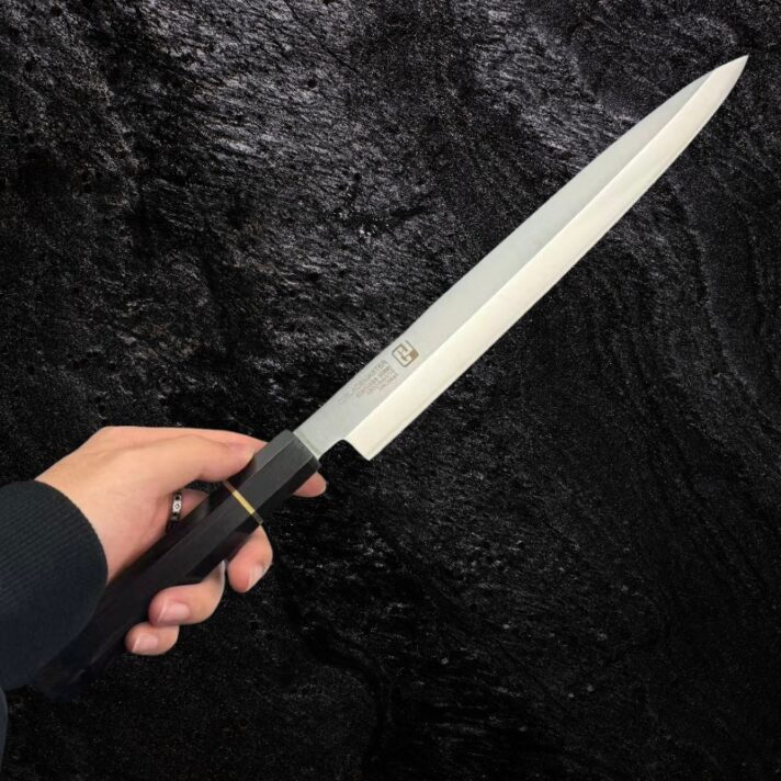 Faca Sashimi Premium 28cm - Aço 9Cr14MoV (440C) - Dupla Embalagem Colecionador CJ-178 - Imagem 3