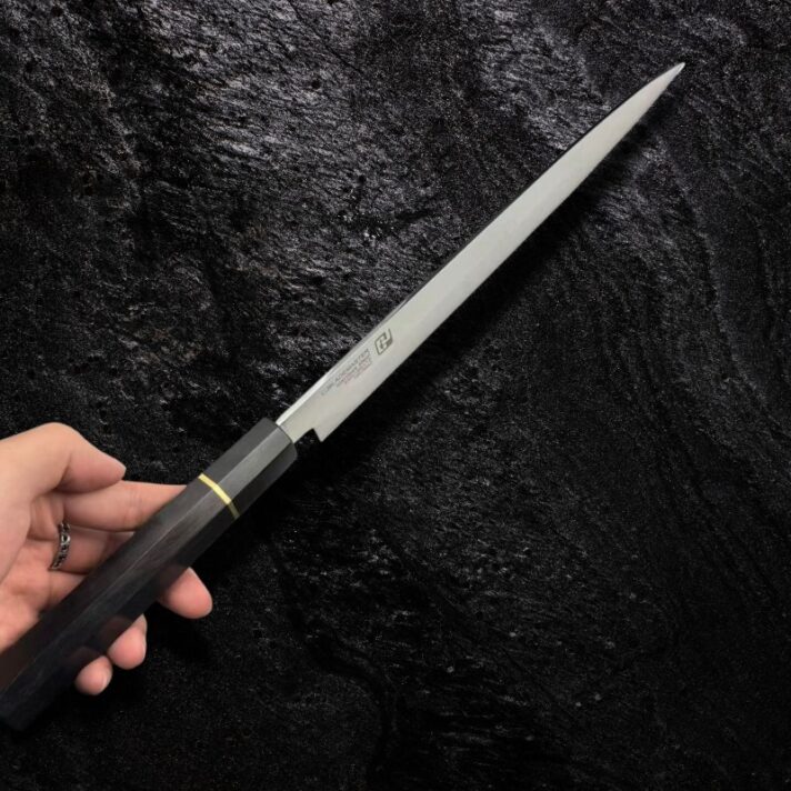 Faca Sashimi Premium 28cm - Aço 9Cr14MoV (440C) - Dupla Embalagem Colecionador CJ-178 - Imagem 2