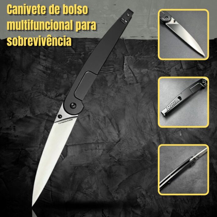 Canivete Tático - Aço N690 + Design Extrema Ratio CJ-201 - Imagem 6