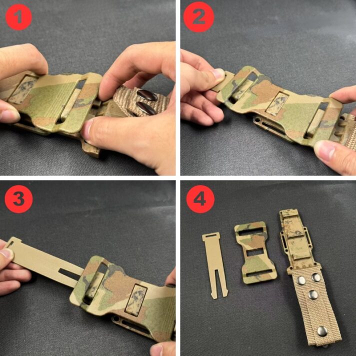 Faca Tática Militar Camuflada - 6mm de Espessura + Bainha Modular CJ-202 - Imagem 2