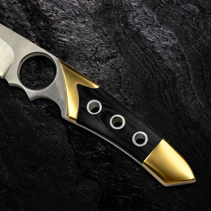 Faca Tática Full Tang Premium - G10 + Espessura 5,5mm + Design Exclusivo CJ-21 - Imagem 10