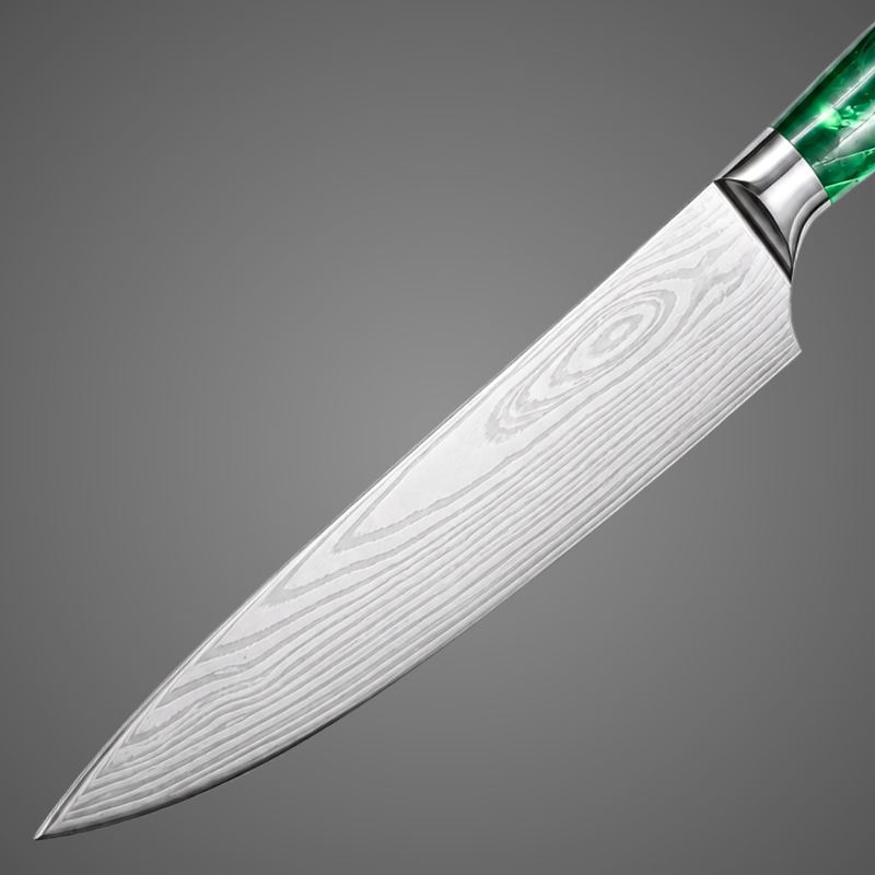 Faca de Chef Gyuto Premium (Resina Verde) CJ-OIH-2802 - Imagem 5