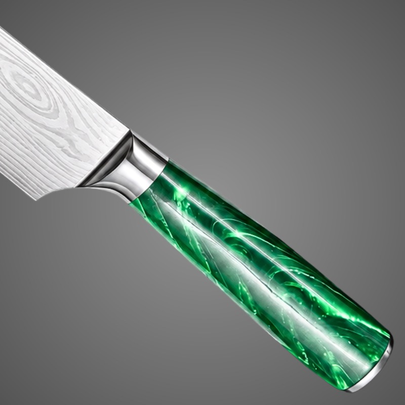 Faca de Chef Gyuto Premium (Resina Verde) CJ-OIH-2802 - Imagem 6