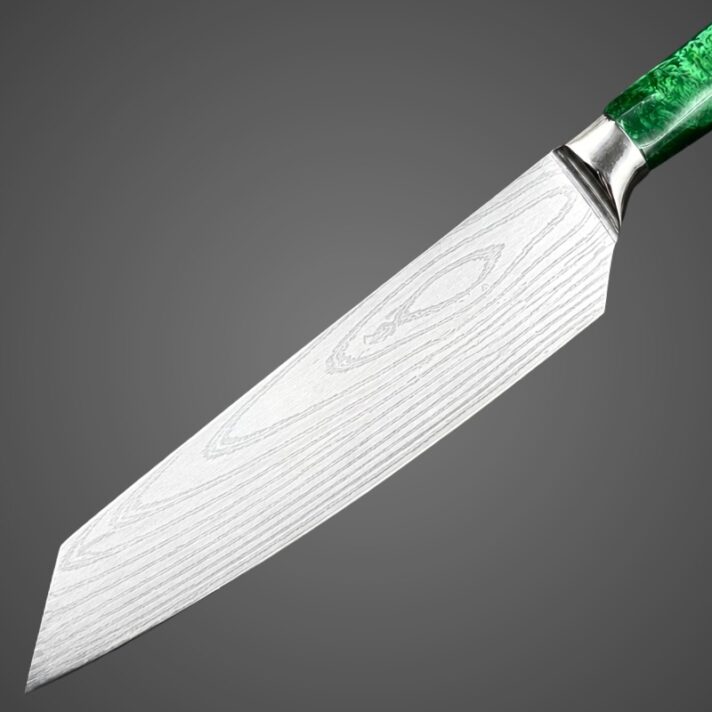 Faca de Chef Kiritsuke com Cabo de Resina Esmeralda CJ-OIH-2803 - Imagem 3