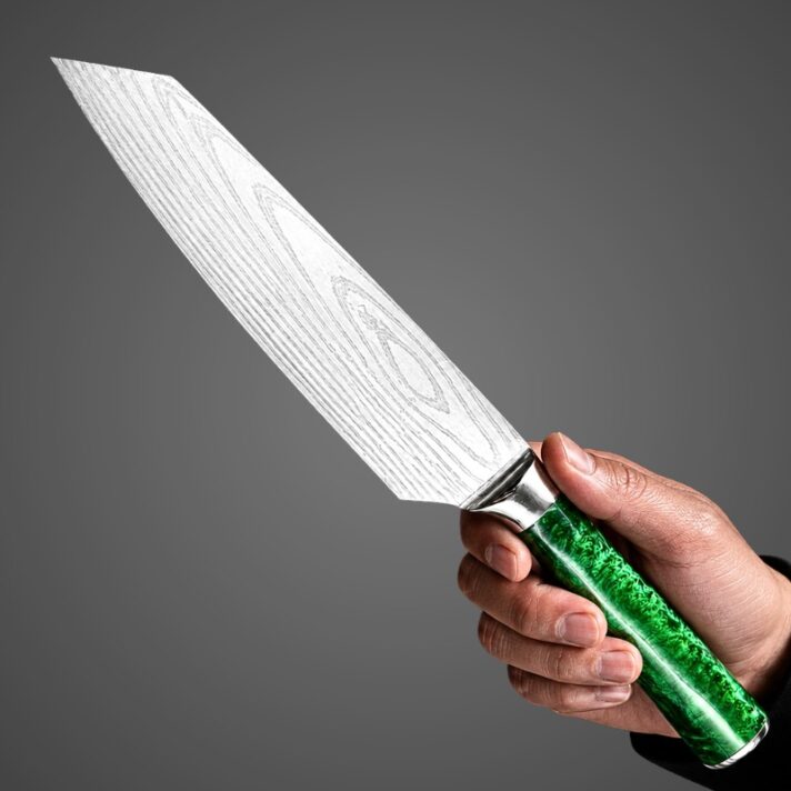 Faca de Chef Kiritsuke com Cabo de Resina Esmeralda CJ-OIH-2803 - Imagem 5