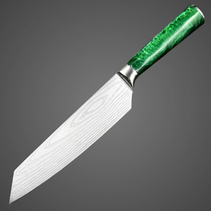 Faca de Chef Kiritsuke com Cabo de Resina Esmeralda CJ-OIH-2803 - Imagem 6