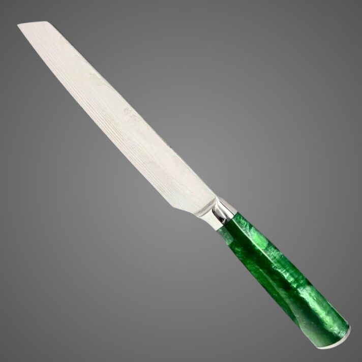 Faca de Chef Kiritsuke com Cabo de Resina Esmeralda CJ-OIH-2803 - Imagem 7