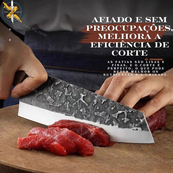 Faca de Campo Forjada - Cabo Madeira DJ308 - Imagem 4